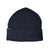 fisherman's rolled beanie in navy blue