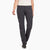 kuhl freeflex roll up pant womens on model front view in color dark grey