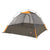 kelty grand mesa 4 person tent fly off front view in color brown with orange accents