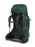 osprey aether plus 70 in green, back view