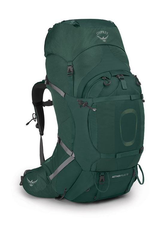 osprey aether backpack 70 Osprey Aether Plus 70, Axo Green / L/XL