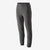 patagonia womens r2 techface pants in forge grey, front view