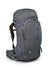 osprey aura ag 65 backpack in tungsten grey, front view