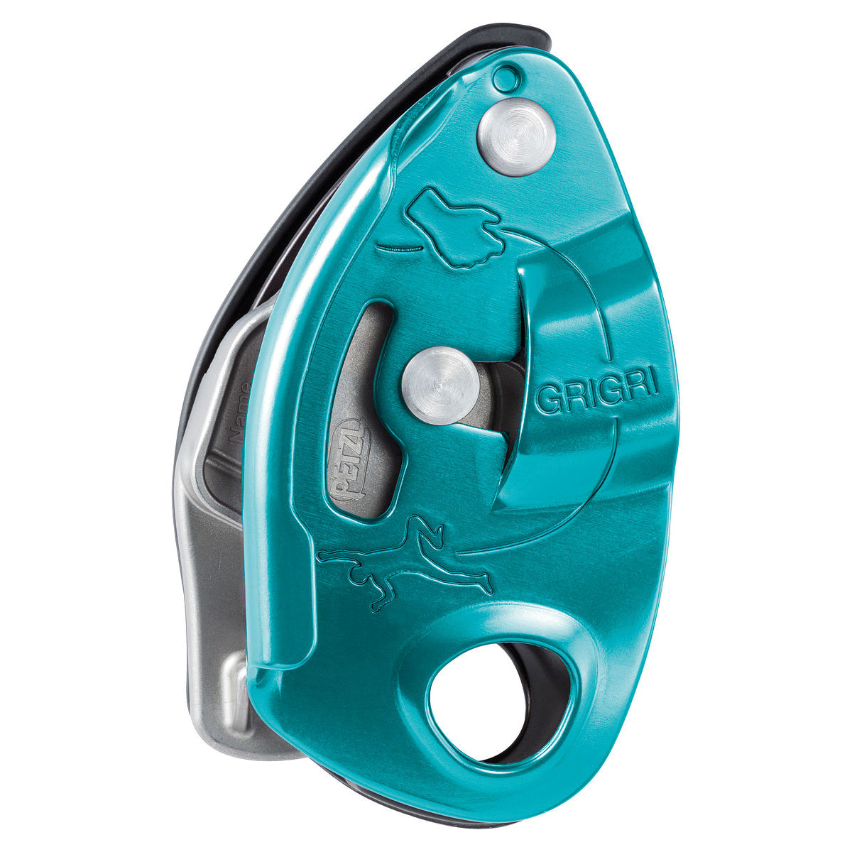 The petzl grigri, in green