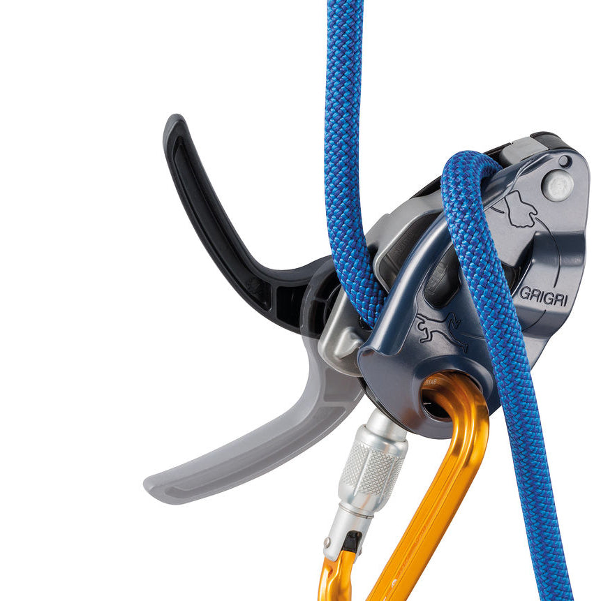 the petzl grigri with rope loaded