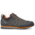 side view of the men's crux approach shoe in shark grey