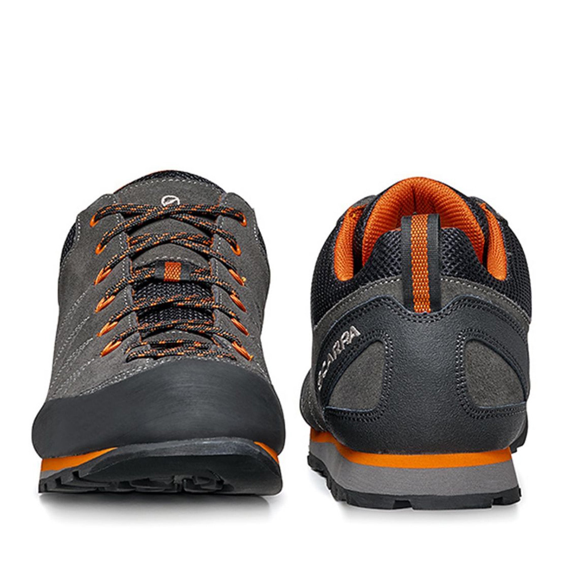 a pair of men's crux approach shoes with one facing us and the other facing away