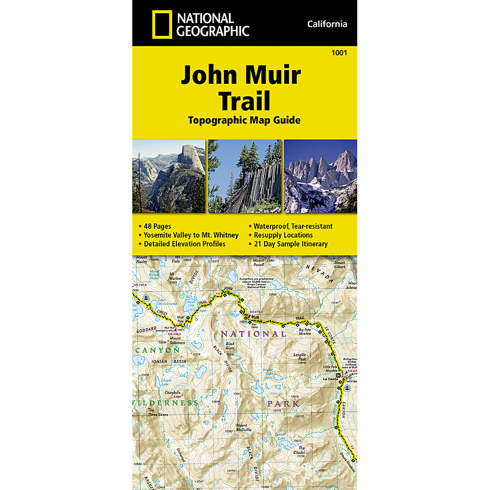 national geographic maps john muir trail