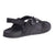 chacos lowdown sandals womens in black back view