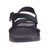 chacos lowdown sandals womens in black front view