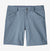 patagonia womens 7 inch quandary shorts in light plume grey, front view