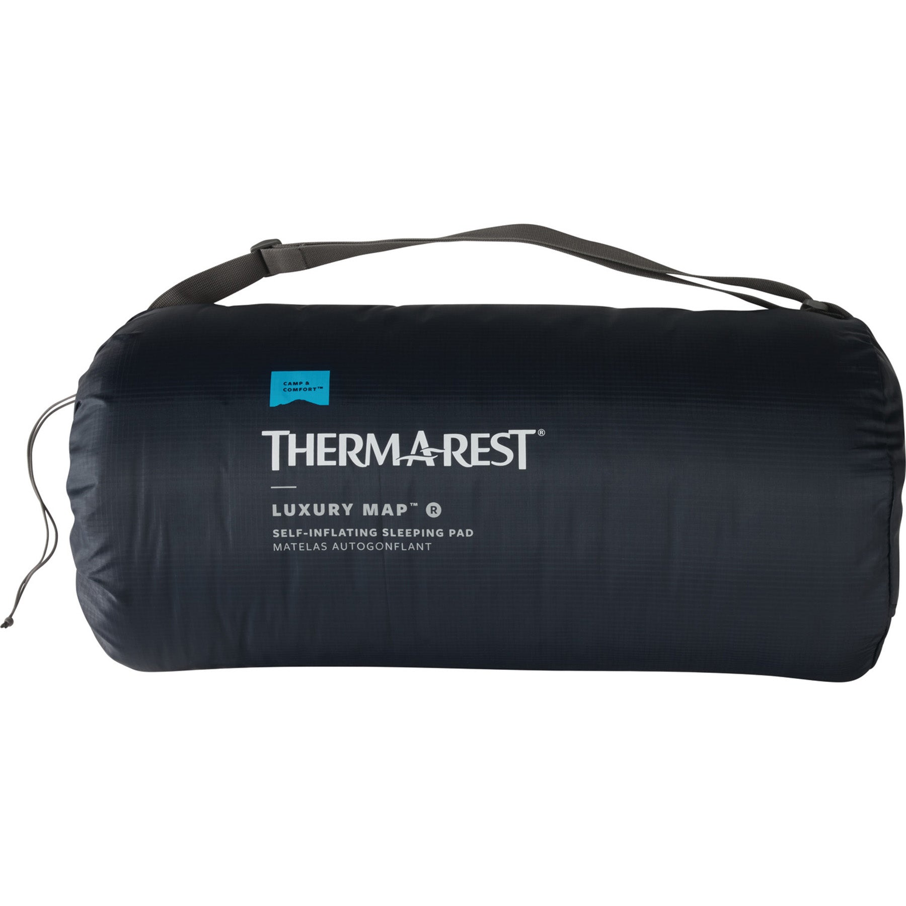 the luxury map mattress stored in its bag