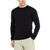 minus33 men's midweight wool crew in black on model front view
