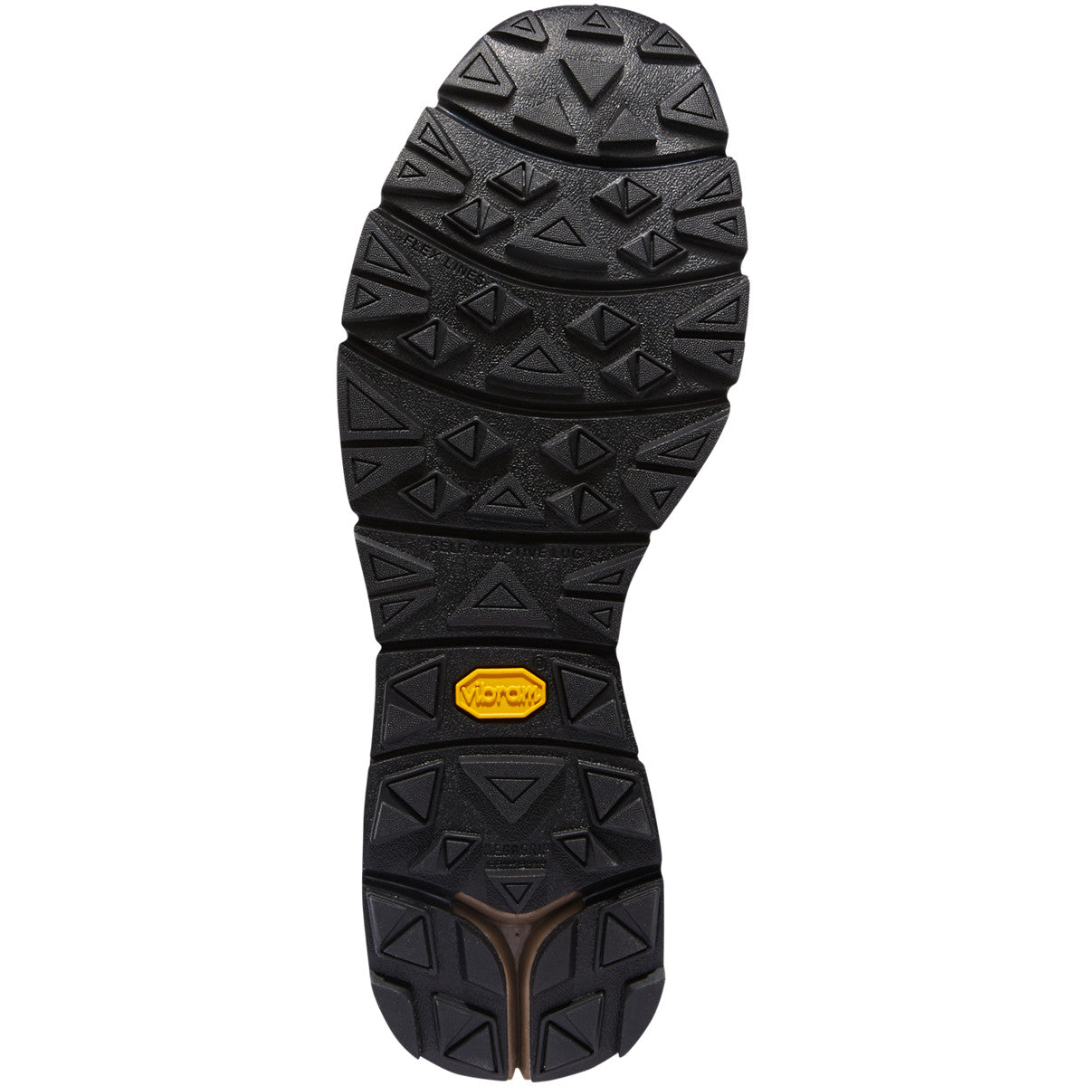 a view of the sole of the danner mountain 600
