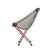 asphalt and gray camp chair, side view