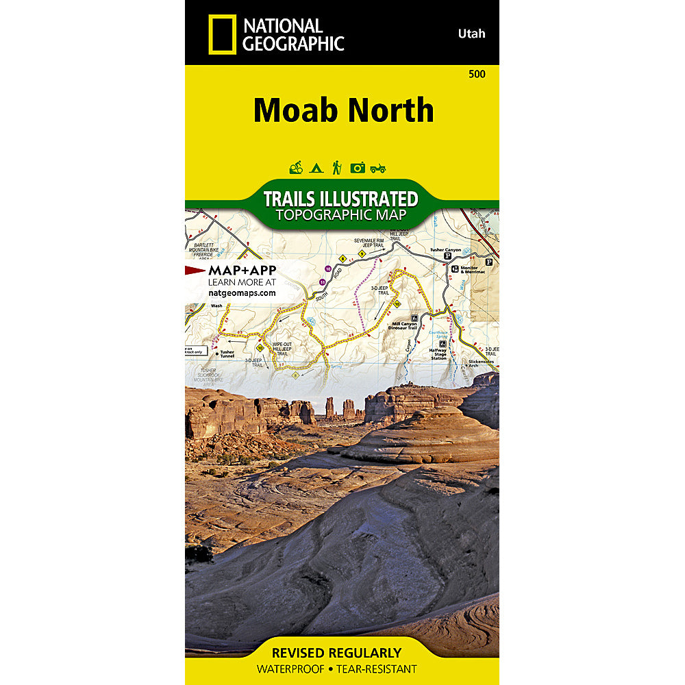 national geographic maps moab north