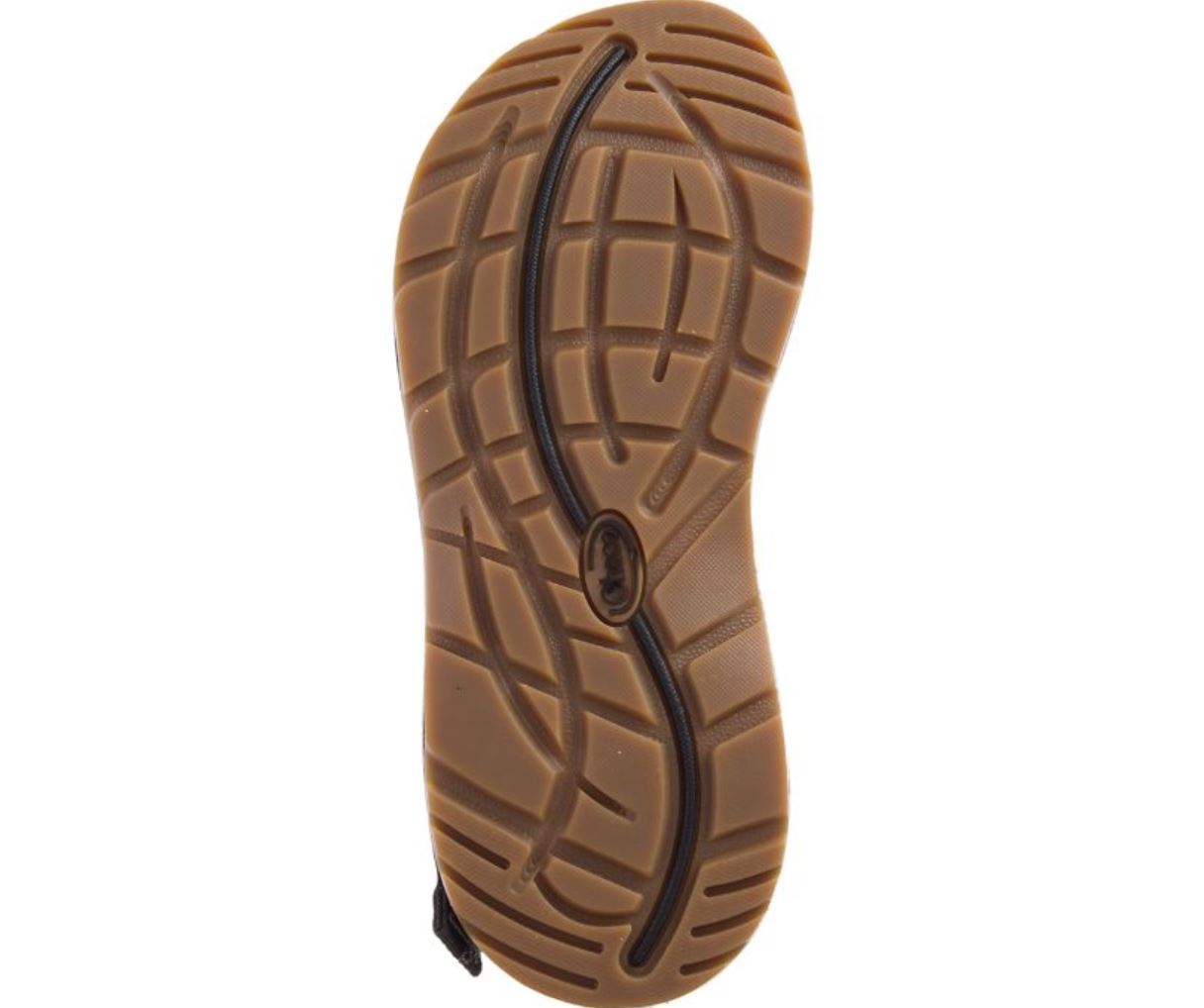 view of the sole of the womens chaco z2 classic