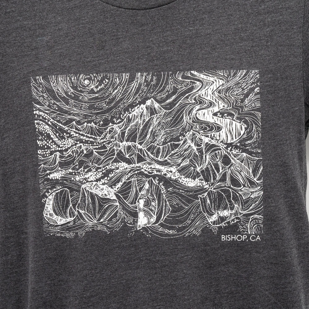 closeup of bishop t shirt design