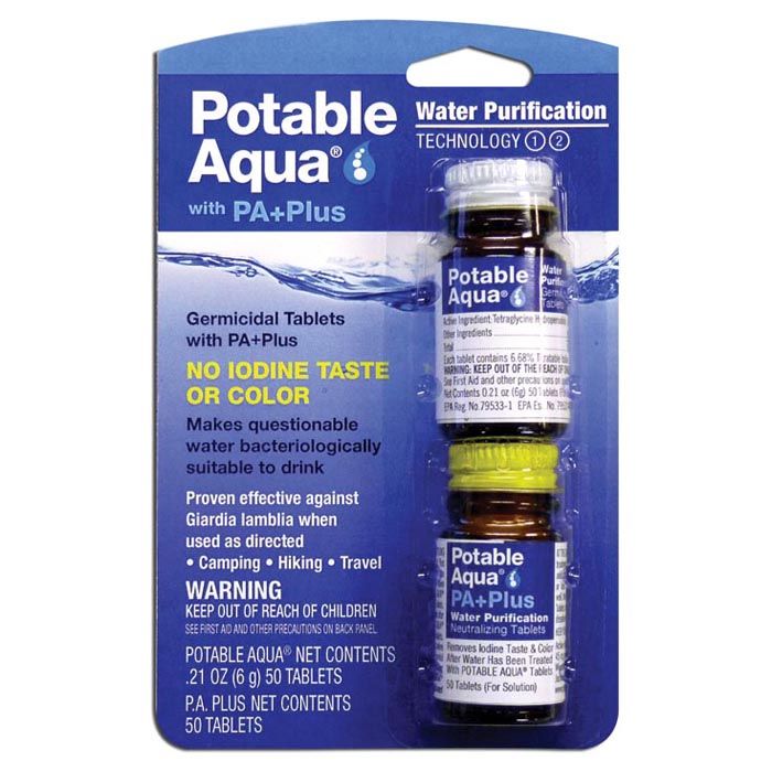potable aqua plus water purification