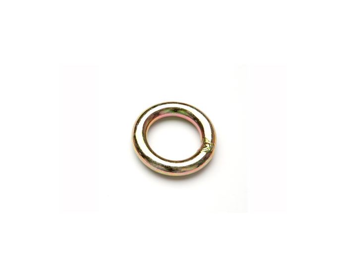 plated steel rappel ring