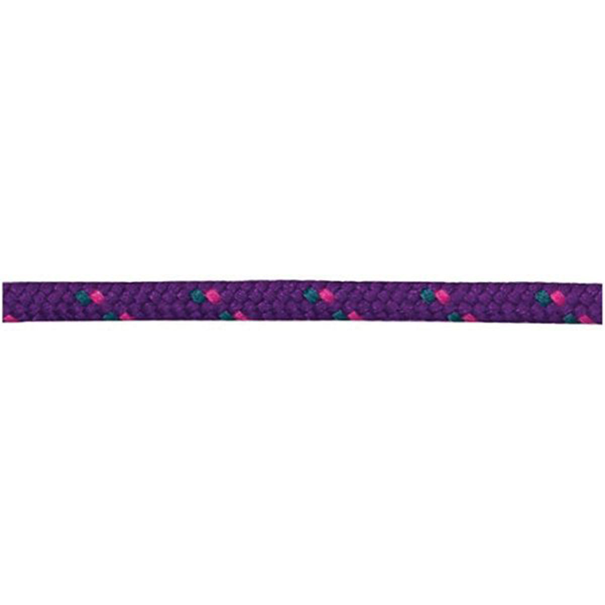 the purple spaghetti lace has accents of pink and green