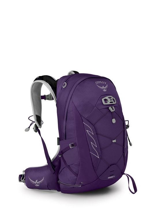osprey tempest 9 in violac purple, outside view