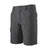 studio shot of men's quandary shorts in forge grey front view