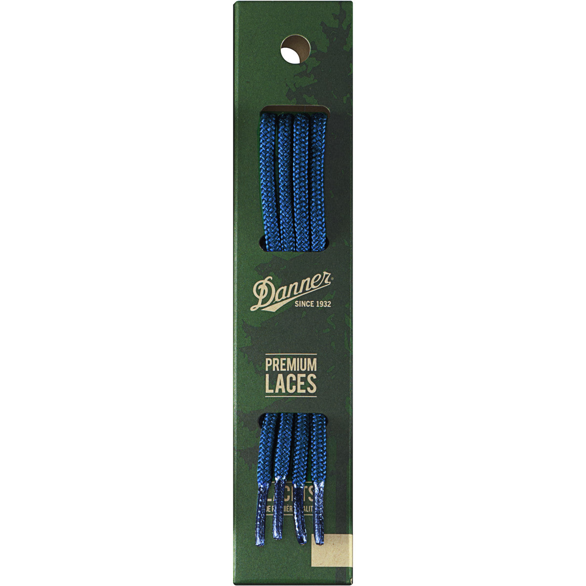 a photo of danner boot laces in royal blue