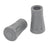 rubber tip for trekking poles pair in color grey