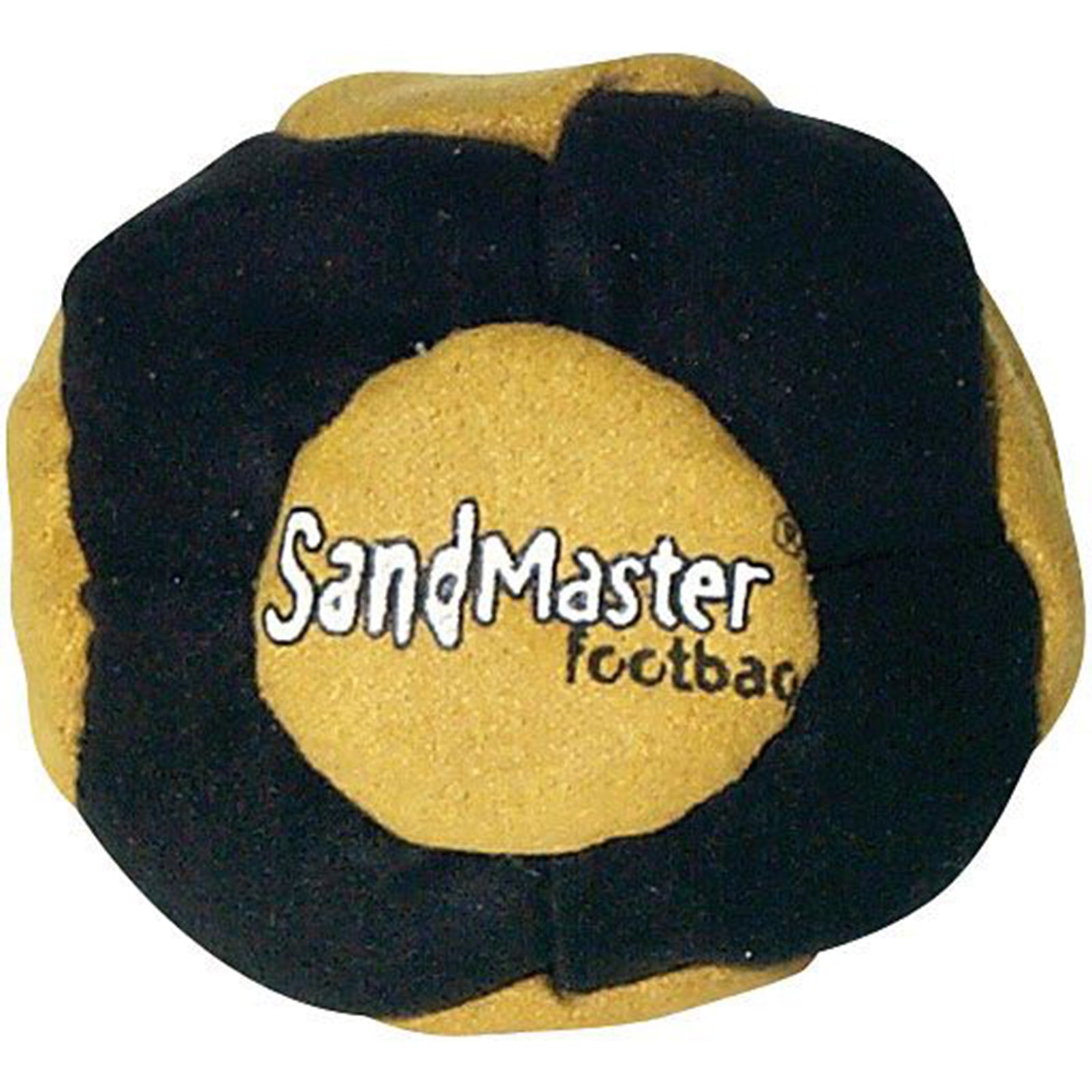 sandmaster 14-panel synthetic suede footbag (hacky sack)