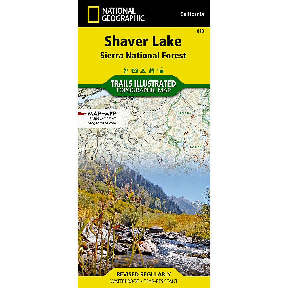 national geographic maps shaver lake