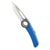 the petzl spatha knife, in blue