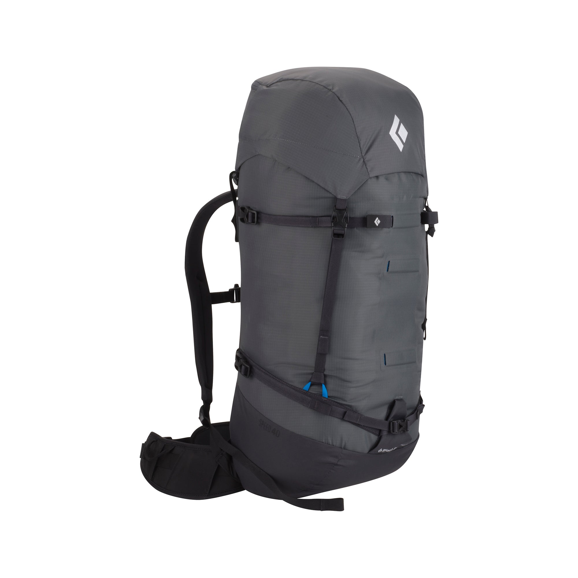 a view of the back and the sides of the speed 40 backpack