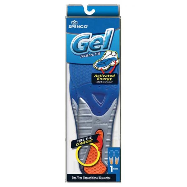 spenco gel insoles packaging