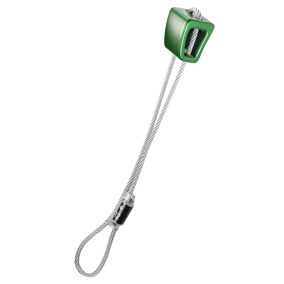 larger green metal ball on a metal string. very strong!