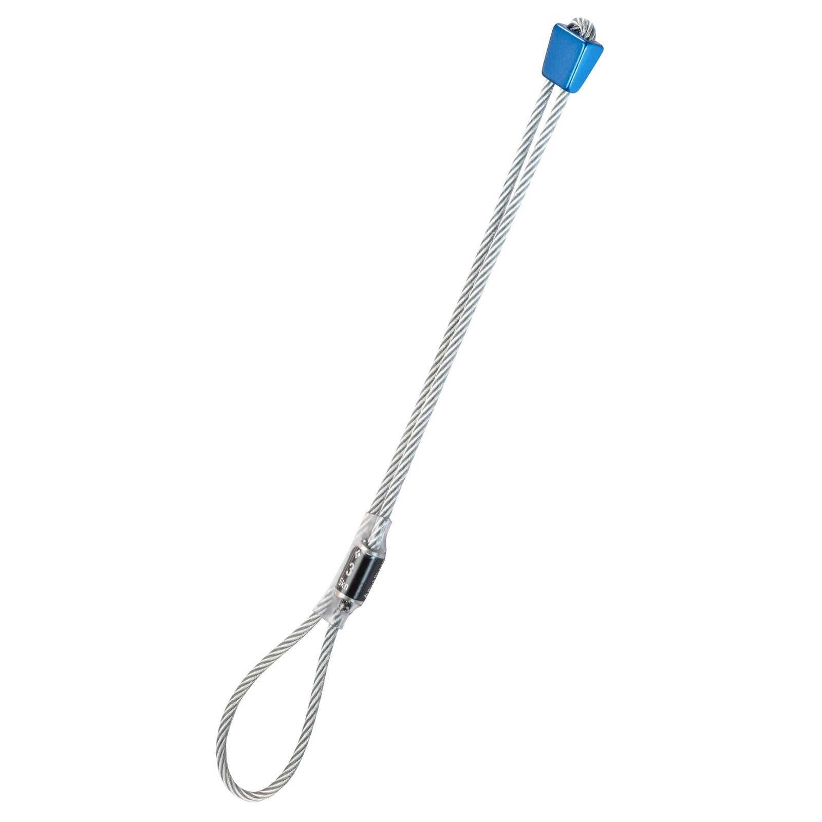 blue  metal ball on wire string. very strong!