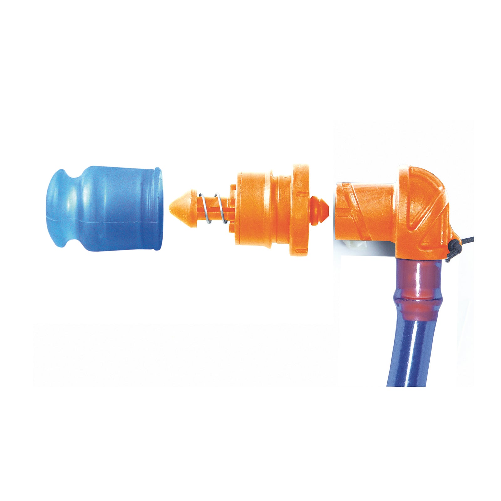 deuter streamer helix valve hydration mouthpiece side deconstructed view