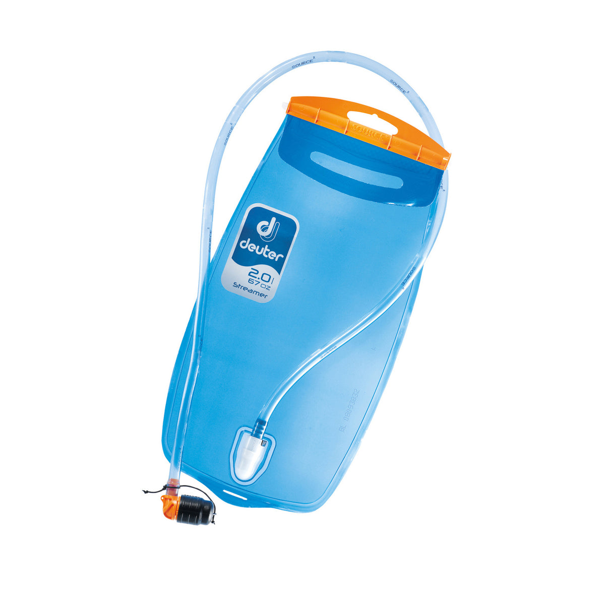 deuter streamer hydration bladder 2L front view in color blue