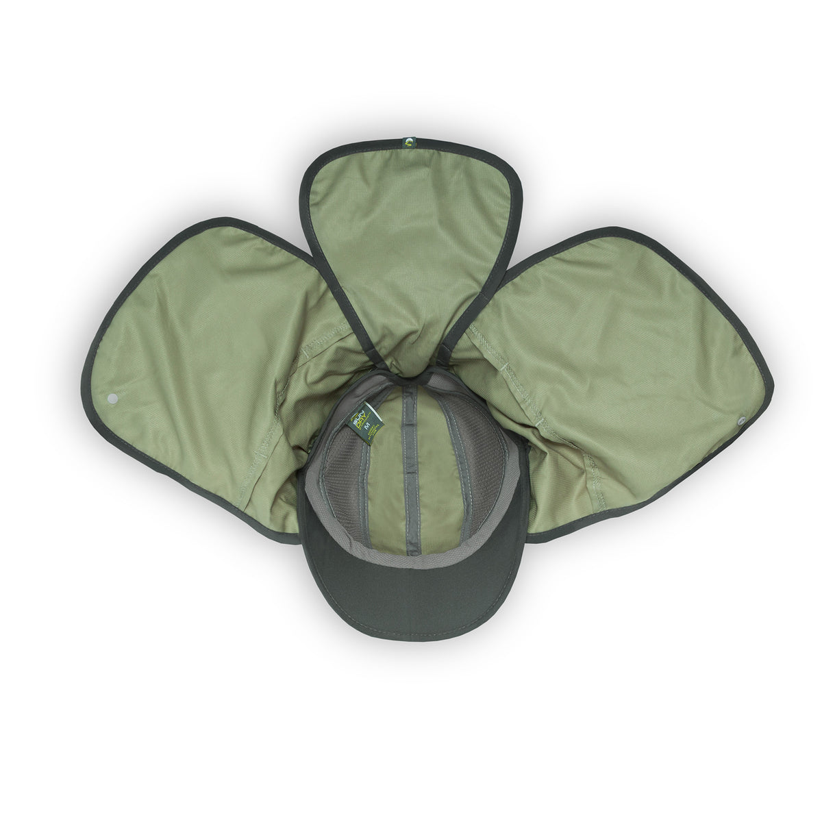 sunday afternoons sun guide cap in olive inside view