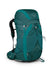 osprey eja 58 backpack in teal, front view