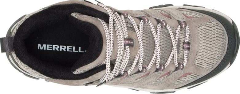 merrell moab 3 womens mid vent in falcon, top view