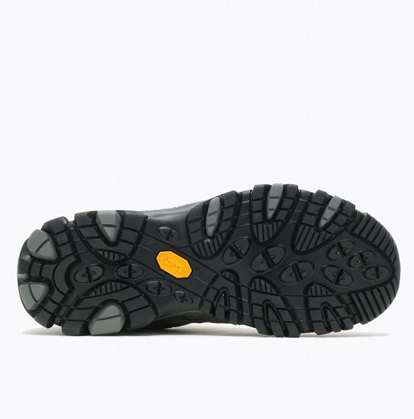 merrell womens moab 3 low waterproof in granite, tread view