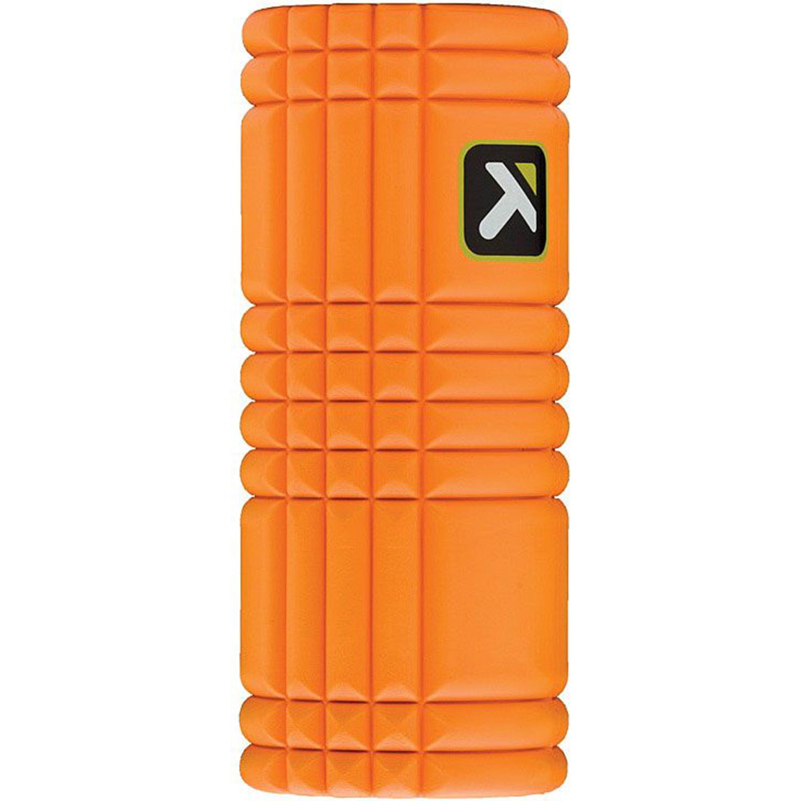 an orange foam roller for massage