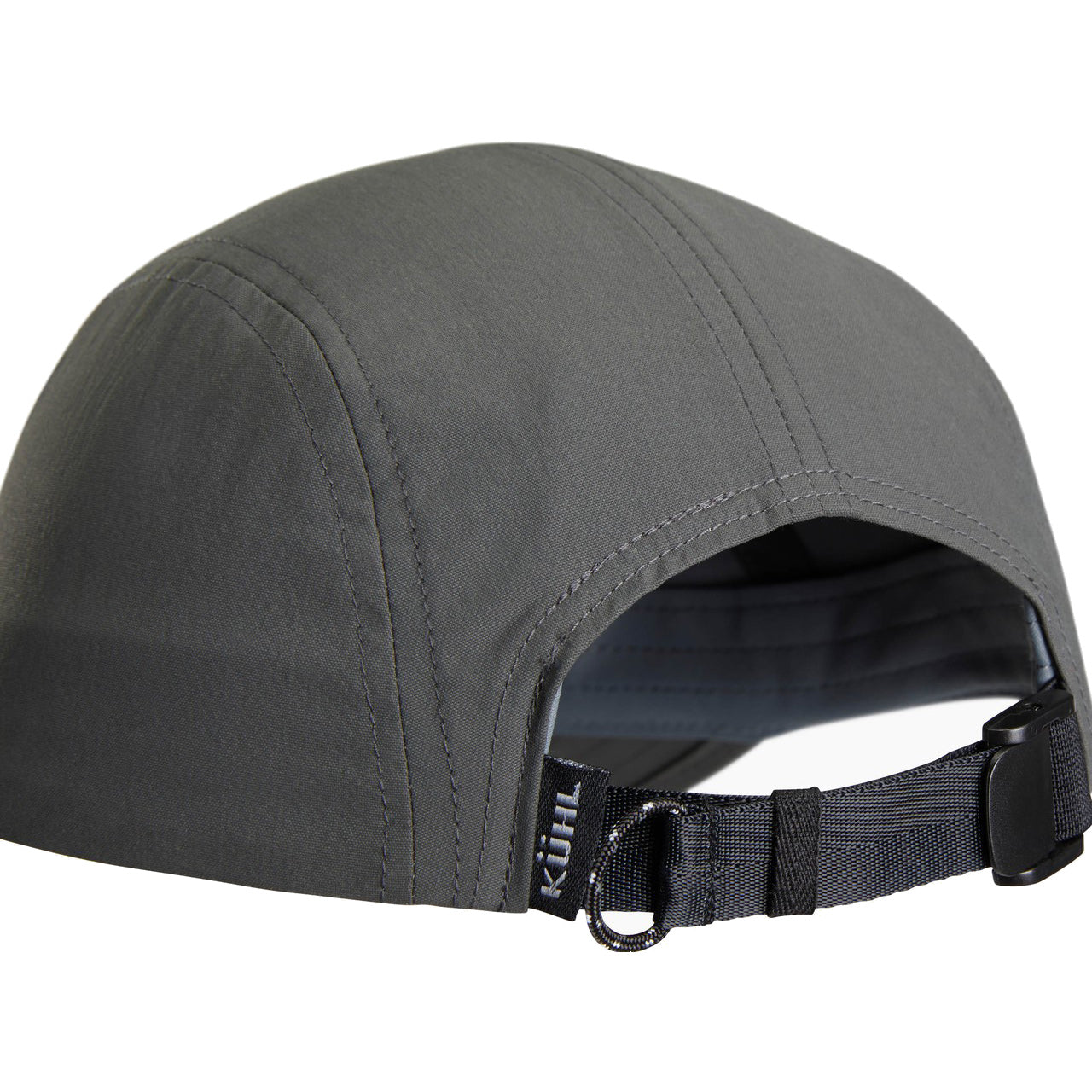 kuhl uberkuhl cap back strap detail in color gotham grey