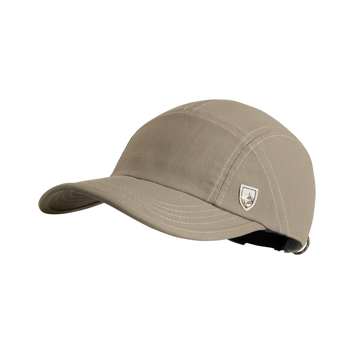 kuhl uberkuhl cap three quarter view in colorr khaki