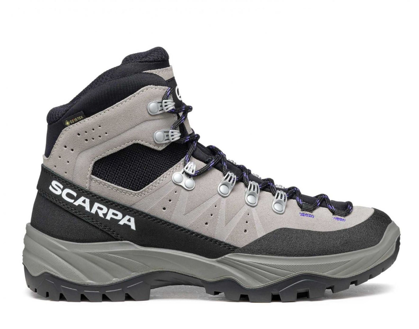 side view of the scarpa boreas gtx womens boot