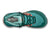 top view of the womens trailventure 2 shoe in teal, coral