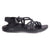 chaco z-cloud x2 women's black sandals side view